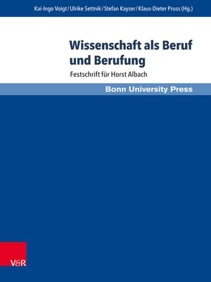 cover image of Wissenschaft als Beruf und Berufung